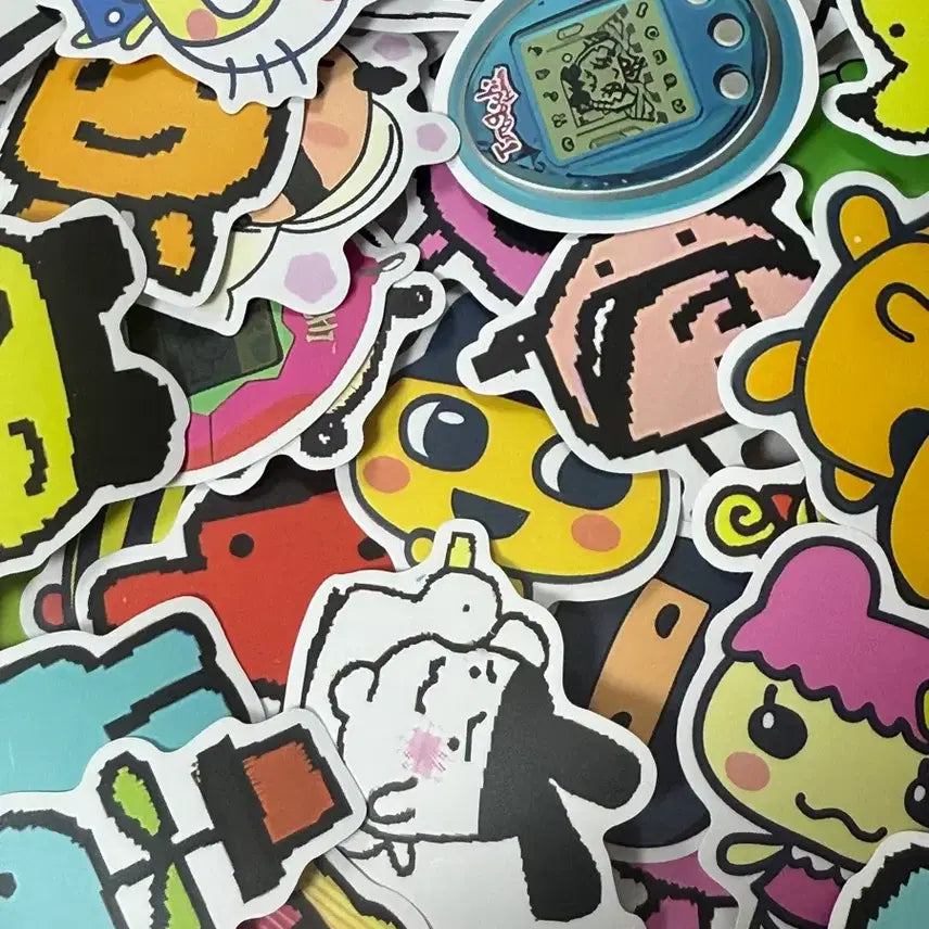 [BUNJANG] Tamagotchi Sticker Set / 랜덤 다마고치 스티커!!