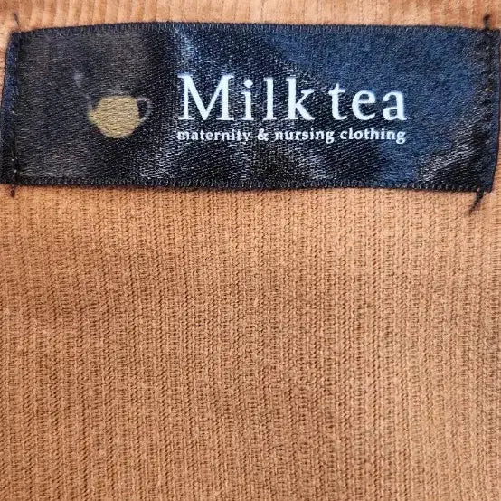 [BUNJANG] Milk Tea Corduroy Long Dress (55-66) / MILK TEA 코듀로이 롱원피스(55~66)