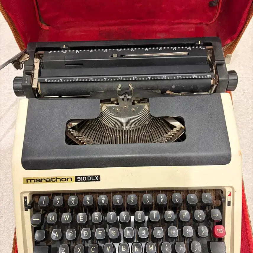 [BUNJANG] Marathon Retro Typewriter / 마라톤 레트로 타자기