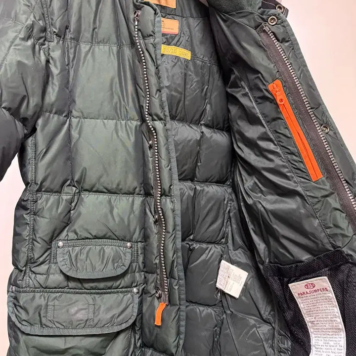 [BUNJANG] Parajumpers Men's Green Goose Down Padded Jacket / 파라점퍼스 남성 그린 구스다운 패딩 점퍼 자켓 M 100사이즈 파점 명품