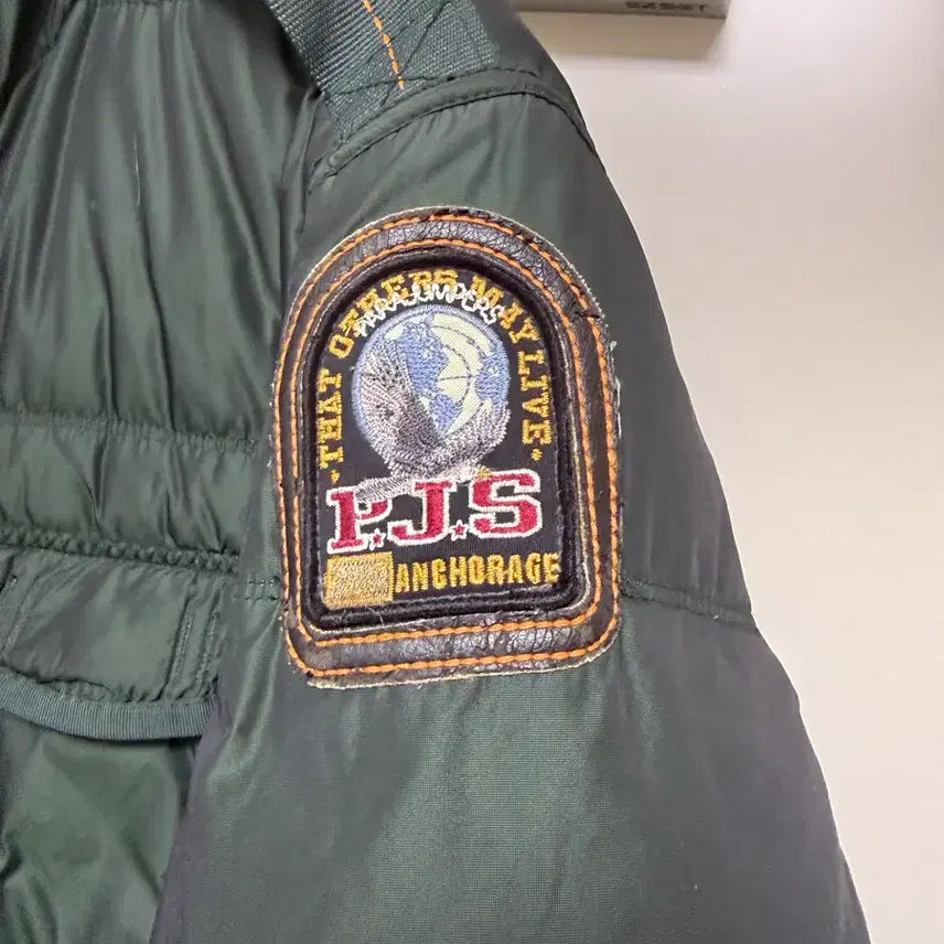 [BUNJANG] Parajumpers Men's Green Goose Down Padded Jacket / 파라점퍼스 남성 그린 구스다운 패딩 점퍼 자켓 M 100사이즈 파점 명품