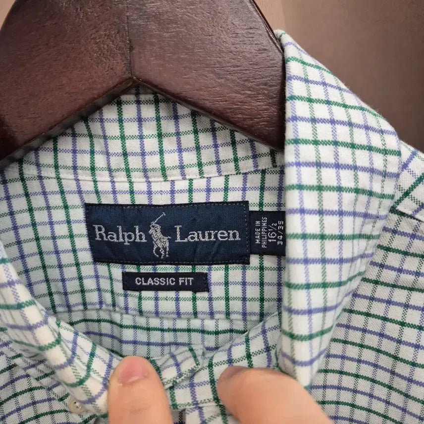 [BUNJANG] Polo Ralph Lauren Checkered Long Sleeve Shirt / 폴로 랄프로렌 체크 셔츠 긴팔