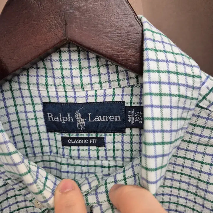 [BUNJANG] Polo Ralph Lauren Checkered Long Sleeve Shirt / 폴로 랄프로렌 체크 셔츠 긴팔
