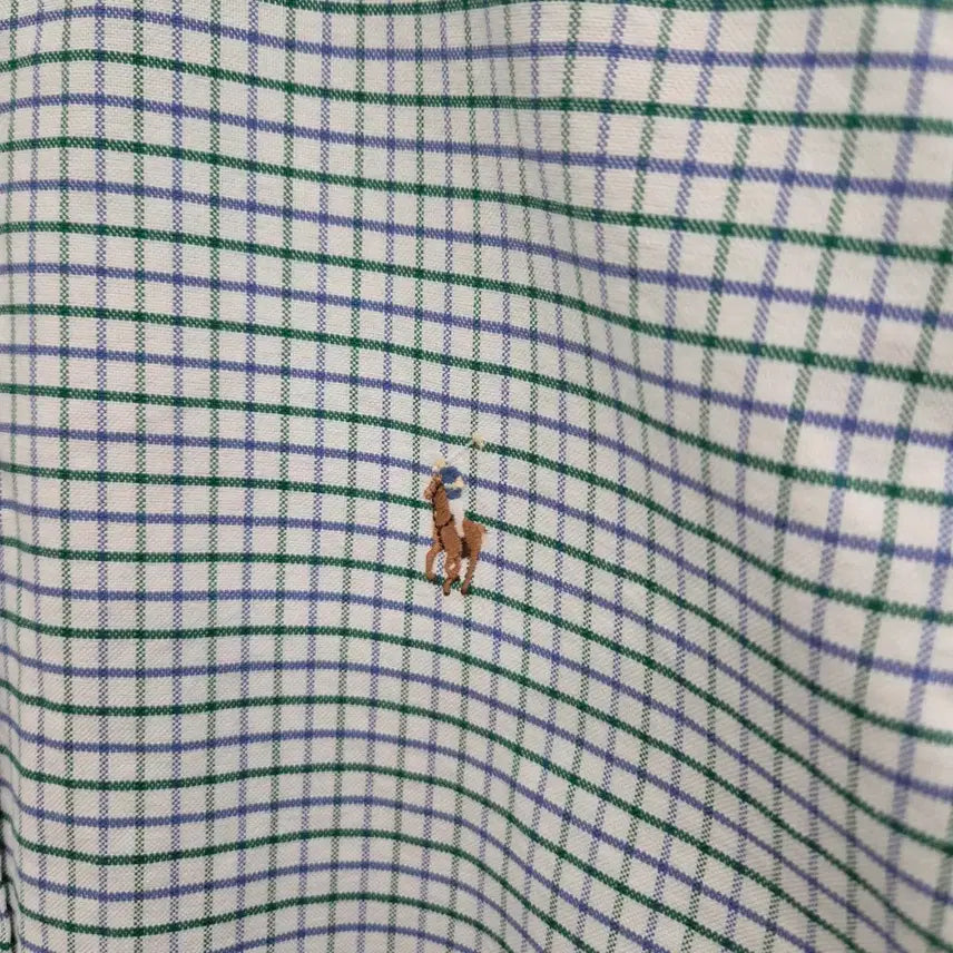 [BUNJANG] Polo Ralph Lauren Checkered Long Sleeve Shirt / 폴로 랄프로렌 체크 셔츠 긴팔