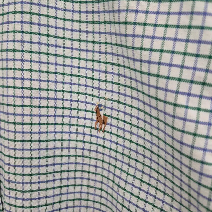 [BUNJANG] Polo Ralph Lauren Checkered Long Sleeve Shirt / 폴로 랄프로렌 체크 셔츠 긴팔