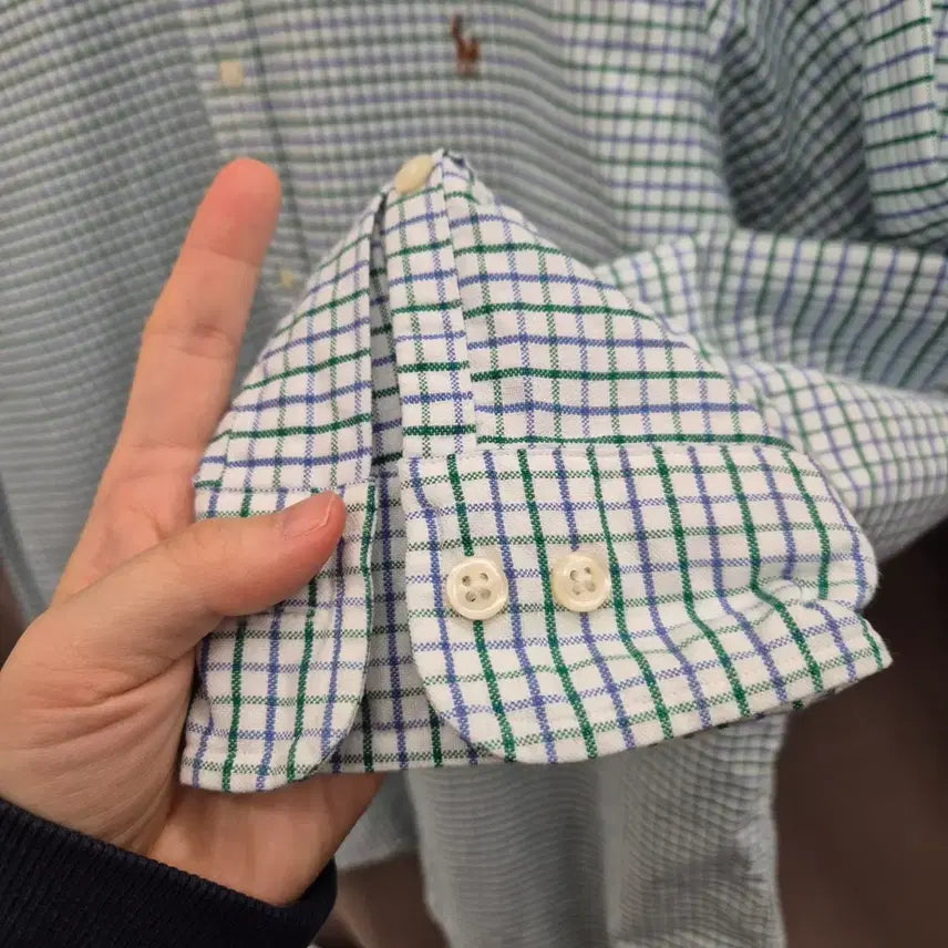 [BUNJANG] Polo Ralph Lauren Checkered Long Sleeve Shirt / 폴로 랄프로렌 체크 셔츠 긴팔
