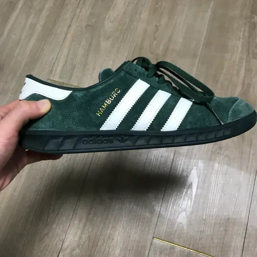 [BUNJANG] Adidas Hamburg Green Sneakers / 아디다스 함부르크 그린