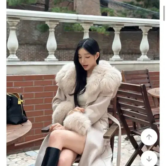 [BUNJANG] Real Fox Goose Down Padded Coat / 46->15 리얼폭스 구스 패딩 코트 /수입의류 드오브 로썸제이 블레스샵