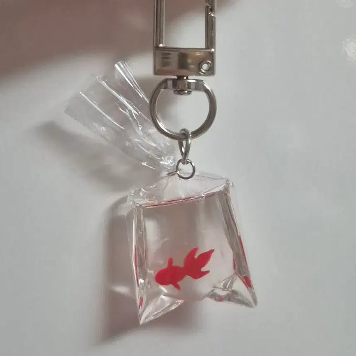 [BUNJANG] Bongjiso Goldfish Keyring [Red] / 봉지 속 금붕어 키링 [레드]