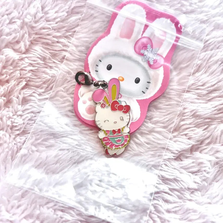 [BUNJANG] Hello Kitty Bunny Girl Keyring / 헬로키티 바니걸 키링 고전 토끼