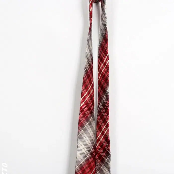 [BUNJANG] Daks Cubic Check Necktie / 닥스 큐빅 체크 넥타이