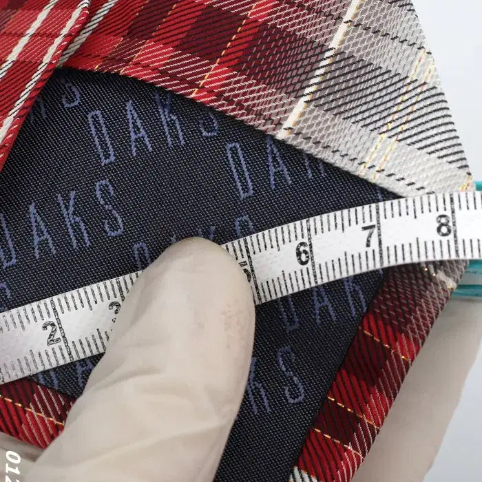 [BUNJANG] Daks Cubic Check Necktie / 닥스 큐빅 체크 넥타이