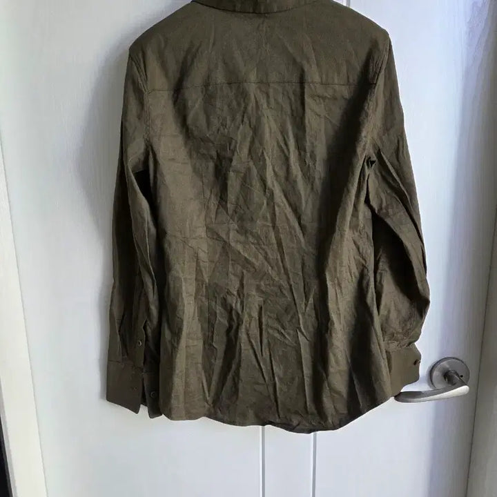 [BUNJANG] Theory Linen Shirt - Khaki / (Theory)띠어리 린넨 셔츠 카키색
