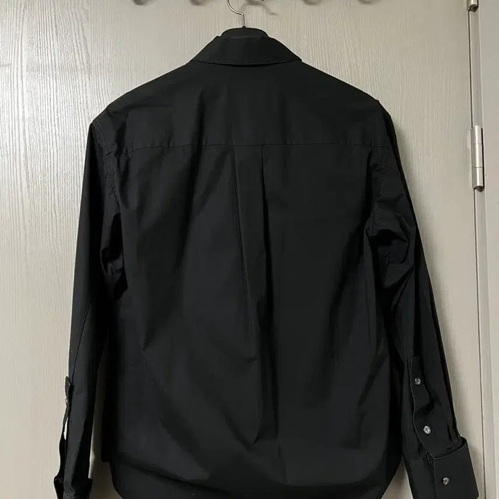 [BUNJANG] Solid Homme Black Shirt 95 New / 솔리드옴므 블랙 셔츠 95 새제품