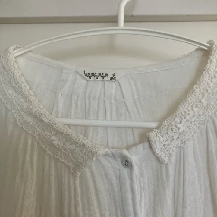 [SOLD OUT] Samansa Mos2 화이트 블라우스 M