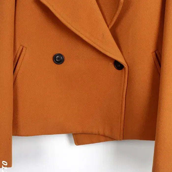 [BUNJANG] 1mm Crop Double Wool Jacket / 여성F/ 일미리 크롭 더블 모직자켓