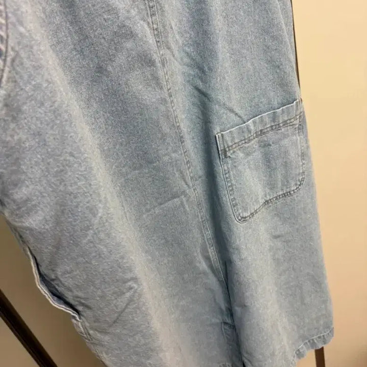 [BUNJANG] 르드망 Denim Pinafore Dress / 르드망 브랜드 청 멜빵 원피스 나시 667788정도 사이즈