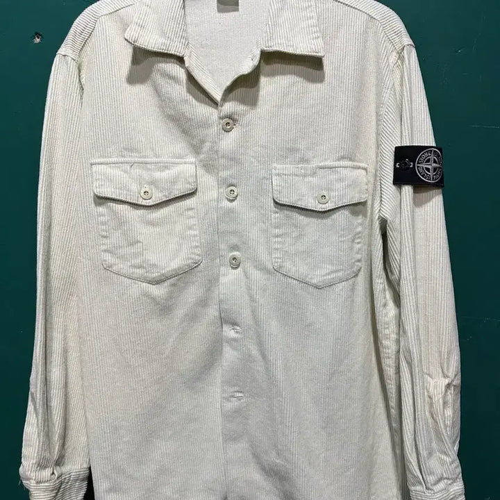 [BUNJANG] Stone Island Corduroy Shirt / 90s 스톤아일랜드 코듀로이셔츠 105