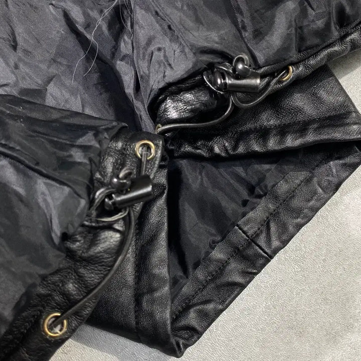 [BUNJANG] HILL CROP Japan Black Leather Jacket / [M] HILL CROP 힐크롭 재팬 블랙 레더 자켓