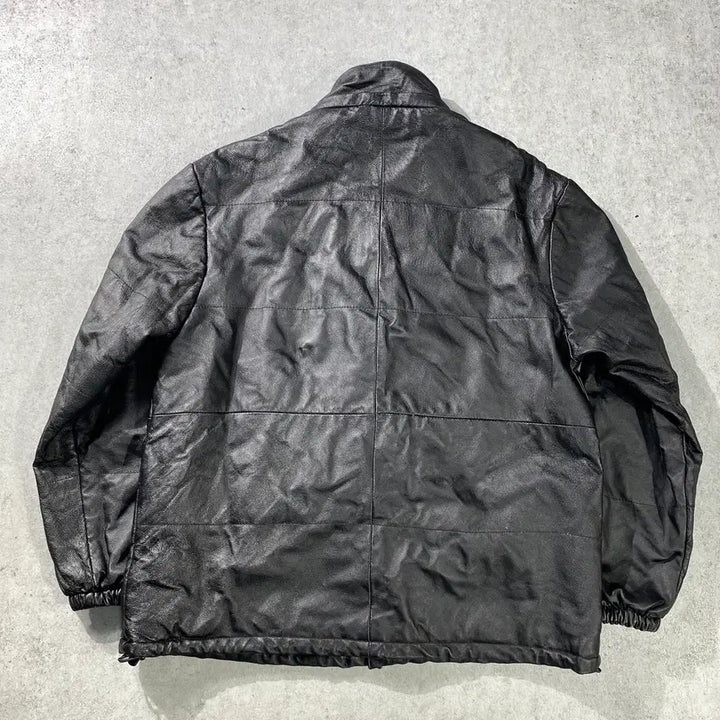 [BUNJANG] HILL CROP Japan Black Leather Jacket / [M] HILL CROP 힐크롭 재팬 블랙 레더 자켓