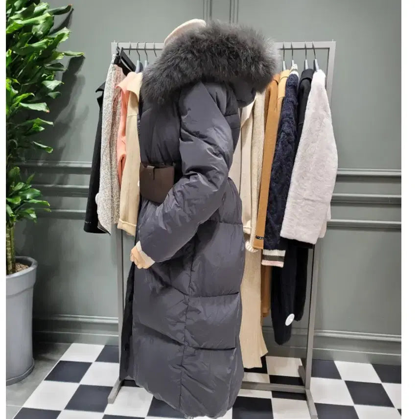 [BUNJANG] Sisley Fox Fur Long Padding / 시슬리폭스퍼롱패딩