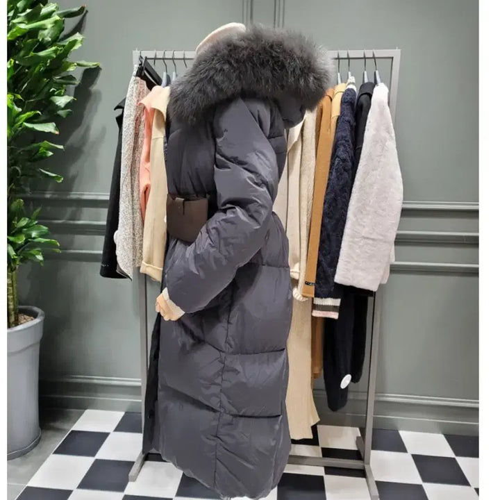 [BUNJANG] Sisley Fox Fur Long Padding / 시슬리폭스퍼롱패딩