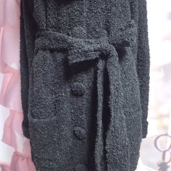 [BUNJANG] LD Prime Rabbit Fur Cardigan / 새상품 LD prime 원가 11만원 래빗퍼 가디건 (퍼 탈부착 가능)