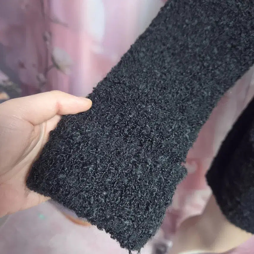 [BUNJANG] LD Prime Rabbit Fur Cardigan / 새상품 LD prime 원가 11만원 래빗퍼 가디건 (퍼 탈부착 가능)