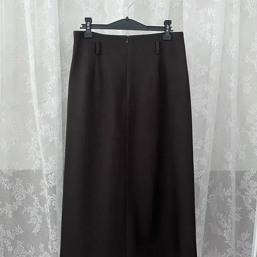 [BUNJANG] Oteut Deaer Slit Long Skirt Dark Brown / M) 새상품 오떼뜨 디어 슬릿 롱스커트 다크브라운