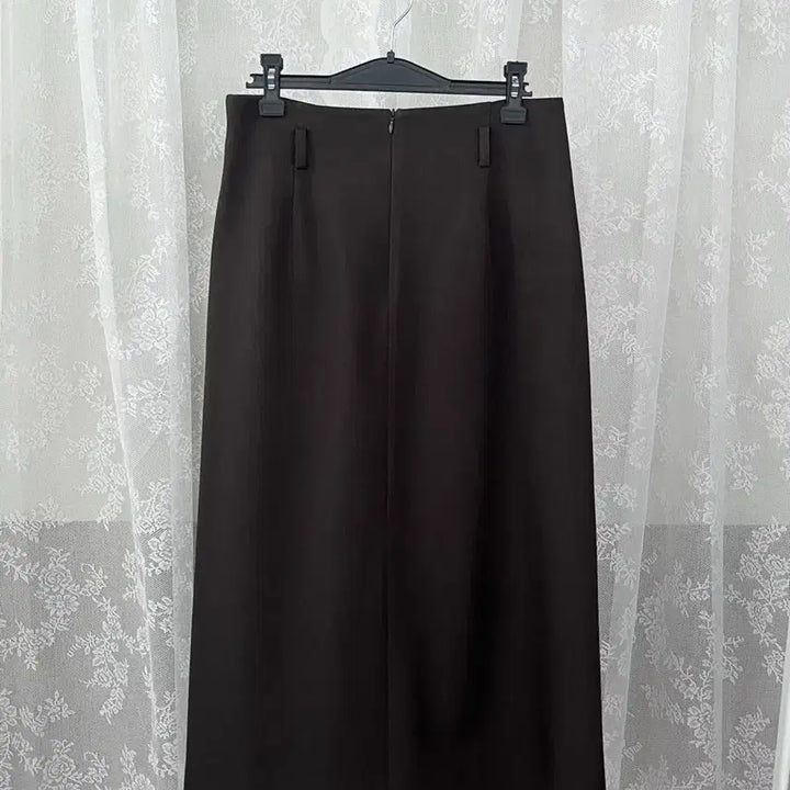 [BUNJANG] Oteut Deaer Slit Long Skirt Dark Brown / M) 새상품 오떼뜨 디어 슬릿 롱스커트 다크브라운