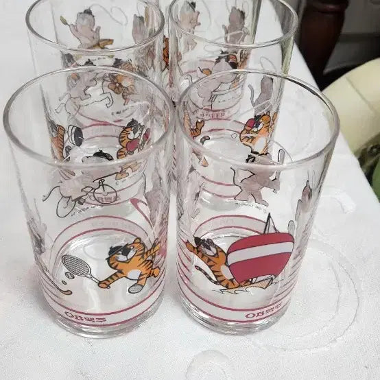 [BUNJANG] OB Beer 1988 Olympic Hodori Commemorative Cup Set / 88올림픽 호돌이 OB맥주 기념컵 시리즈 6개 1개가격