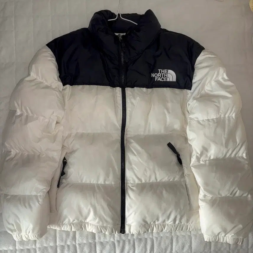 [BUNJANG] The North Face Nuptse Hybrid Down Ball Jacket (Ivory) / 노스페이스 눕시 하이브리드 다운 볼 자켓 아이보리 (W)