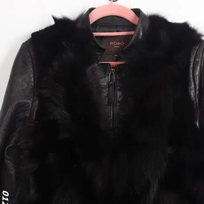 [BUNJANG] Robo Sheepskin Fox Fur Jacket / 여성55/ 로보 양가죽 폭스 퍼자켓