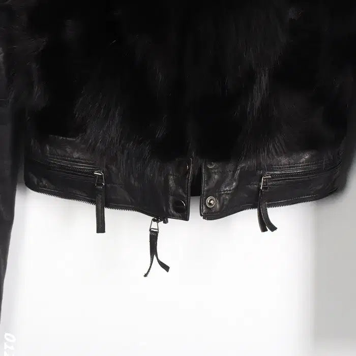 [BUNJANG] Robo Sheepskin Fox Fur Jacket / 여성55/ 로보 양가죽 폭스 퍼자켓