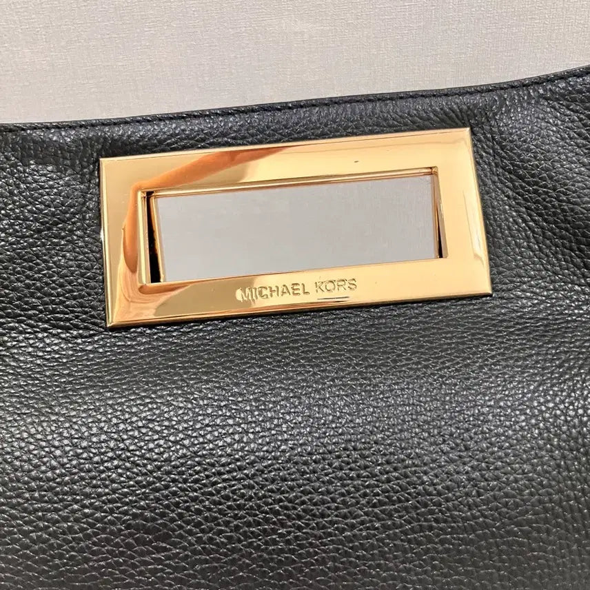 [BUNJANG] Michael Kors Black Leather Chain Shoulder Bag / 마이클코어스 블랙 레더 체인 숄더백(정품)