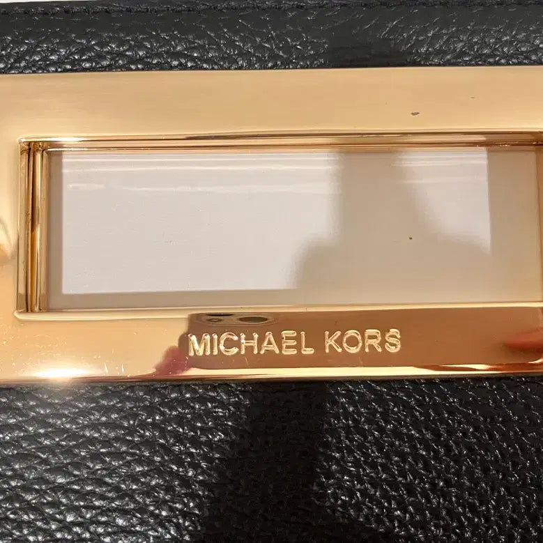 [BUNJANG] Michael Kors Black Leather Chain Shoulder Bag / 마이클코어스 블랙 레더 체인 숄더백(정품)