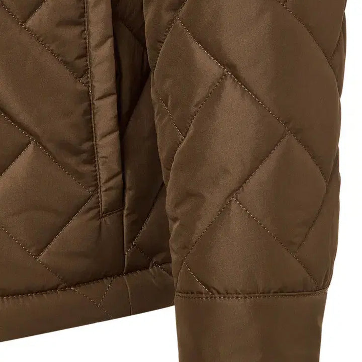 [BUNJANG] Daks Men's Quilted Jacket Brown / 닥스 남성 셔츠형 퀼팅 자켓 브라운 110 115 새제품