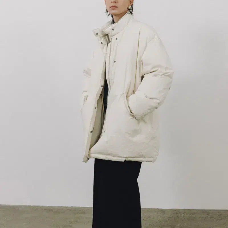 [BUNJANG] ugst Sand Volume Down Jumper (Ivory) / 어그스트 ugst sand volume down jumper(ivory)