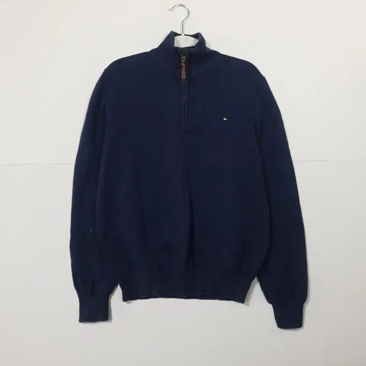 [BUNJANG] Tommy Hilfiger Half-Neck Knit / 타미힐피거 M 네이비 하프넥 니트 2100679