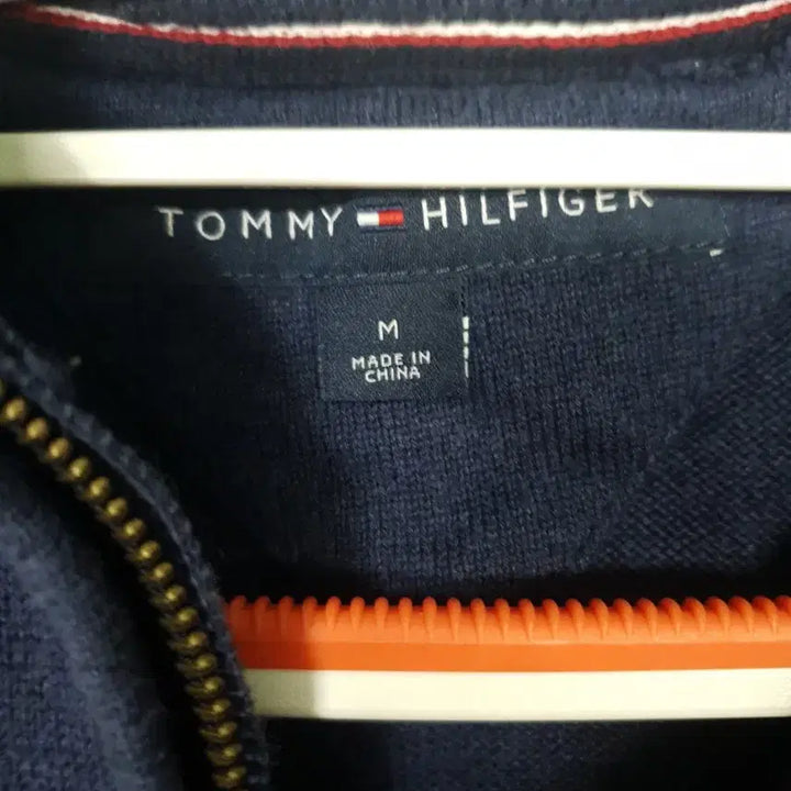 [BUNJANG] Tommy Hilfiger Half-Neck Knit / 타미힐피거 M 네이비 하프넥 니트 2100679