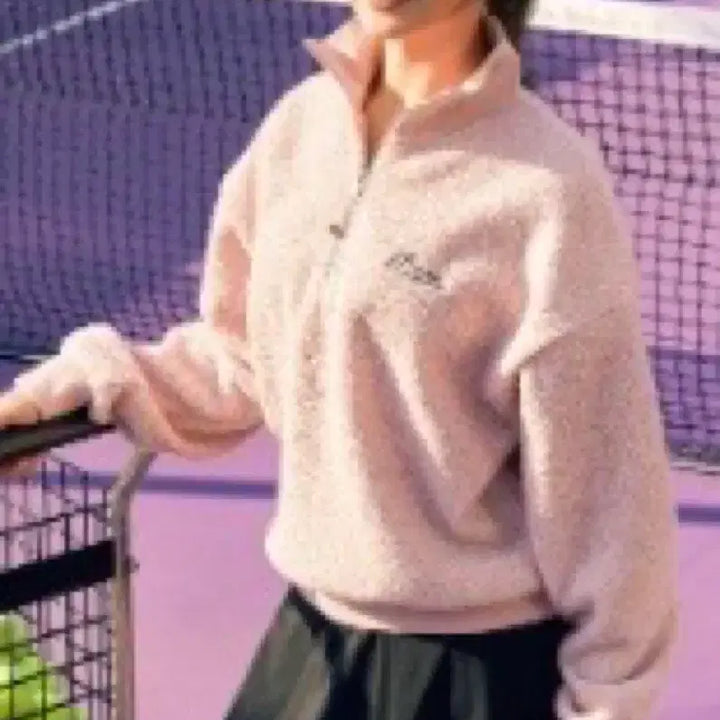 [BUNJANG] TLK22 Fleece Half-Zip / 잇존어패럴 뽀글이 반 집업 TLK22