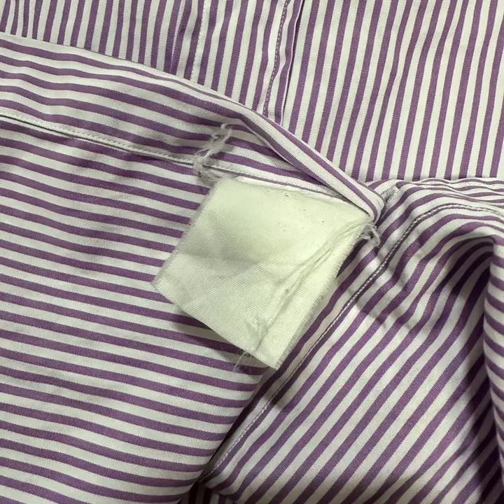 [BUNJANG] Polo Ralph Lauren Striped Short Sleeve Shirt L / 폴로 랄프로렌 스트라이프 반팔 셔츠 L