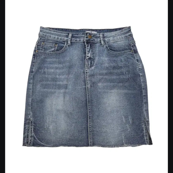 [BUNJANG] Denim Mini Skirt - Size 29 / 데님 미니 스커트 청치마 29