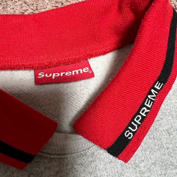 [BUNJANG] Supreme Sweatshirt Gray Red Men&