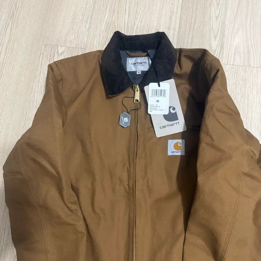 [BUNJANG] Carhartt WIP Lined Dearborn Canvas Detroit Jacket Hamilton Brown Rigid / 칼하트 WIP 라인드 디어본 캔버스 디트로이트 자켓 해밀턴 브라운 리지드