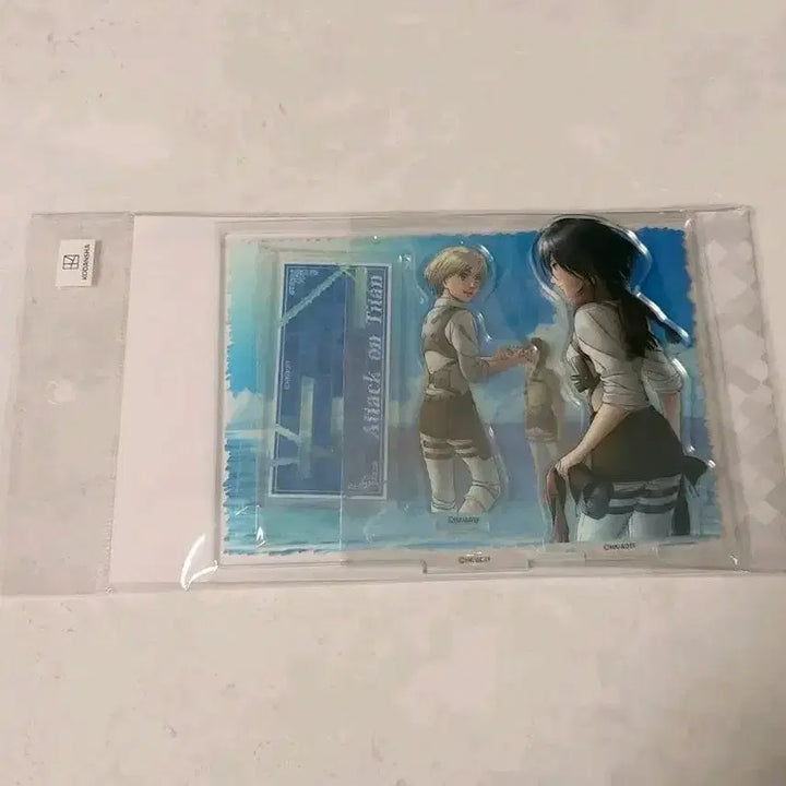 [BUNJANG] Attack on Titan Eren Mikasa Armin Acrylic Stand / 진격의 거인 에렌 미카사 아르민 바다 디오라마 아크릴 스탠드 미개봉