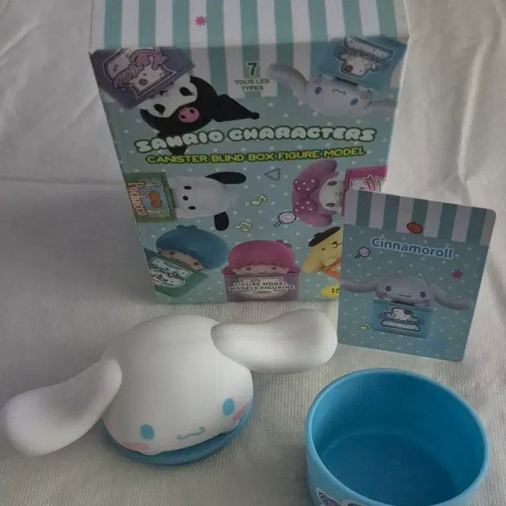 [BUNJANG] Sanrio Cinnamoroll Canister Figure / 산리오 캐릭터 캐니스터 피규어 블라인드 박스
