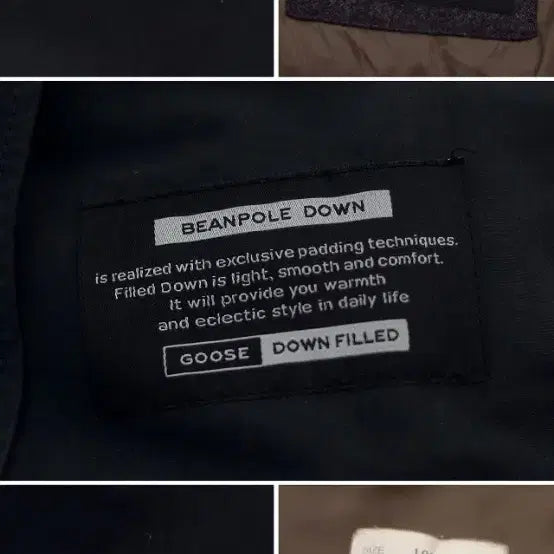 [BUNJANG] Bean Pole Detachable Goose Down Jacket (100+) / 빈폴 피그먼트워싱 디테처블 구스다운 패딩 투인원 자켓 (100+)