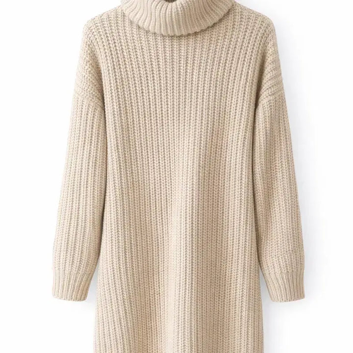 [BUNJANG] Knit One-Piece Dress / 폴라 니트 원피스