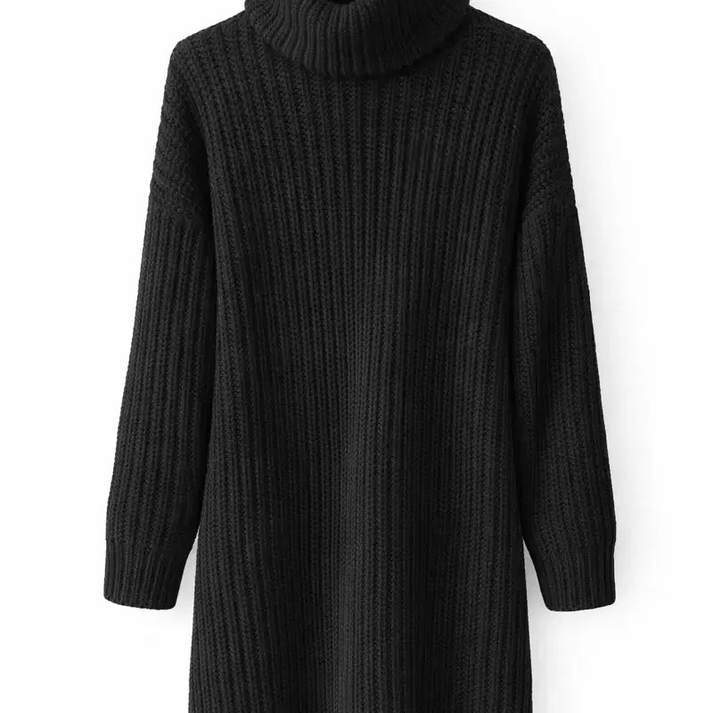 [BUNJANG] Knit One-Piece Dress / 폴라 니트 원피스